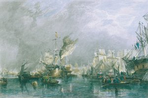 Sjöfart i Londons pool av Samuel Bough