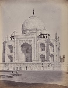 Agra. Taj, huvudstadens centrum av Samuel Bourne