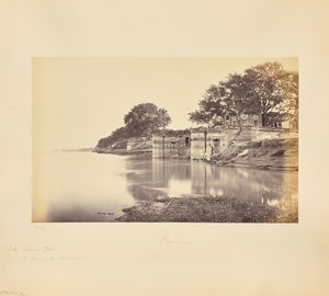 Cawnpore; Suttee Chowra Ghat, platsen för massakern av Samuel Bourne