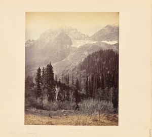 Glaciärer nära Sonamurg av Samuel Bourne