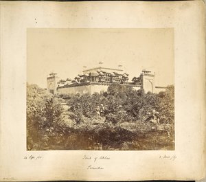 Secundra; Akbars mausoleum av Samuel Bourne