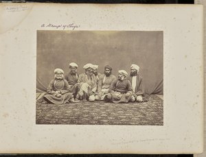 Simla; grupp av thuger av Samuel Bourne