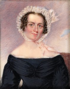 Porträtt av en dam, 1837. av Samuel Broadbent