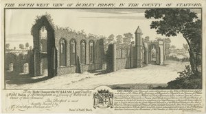 Dudley Priory: gravyr av Samuel Buck