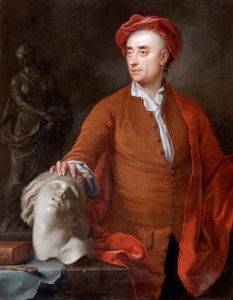 Porträtt av John Michael Rysbrack, förmodat, 1700-tal.
