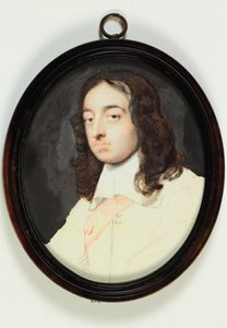 Porträtt av Sir Edward Harley (wc på pergament)
