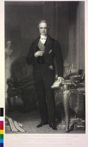 3:e viscount Palmerston Temple av Samuel Cousins