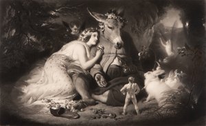 En midsommarnattsdröm Shakespeare, akt 4, scen 1, november 1857.