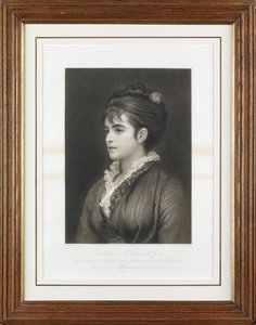 Moretta - A Venetian Girl (mezzotint)