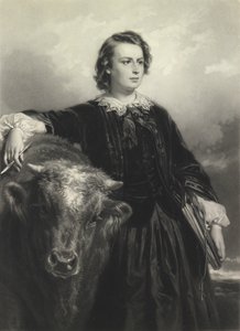 Rosa Bonheur på Thirty-Four (mezzotint) av Samuel Cousins