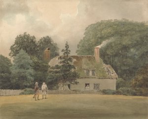 Stuga på grund av Ayot St. Lawrence Hertfordshire av Samuel Davis