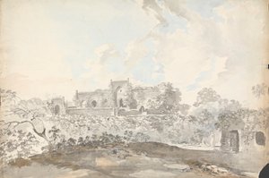 Gamla moskén i Rajmahal [Rajmahal] av Samuel Davis