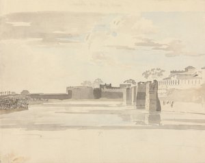 Östra porten vid Tanjore (S. Indien) av Samuel Davis