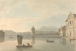 Utsikt vid Luzern: Jesuiternas högskola