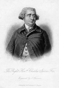 Charles James Fox 1749-1806, whigstatsman, 1800-talet.