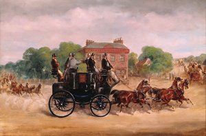 Drags av Four-in-Hand Club. av Samuel Henry Alken