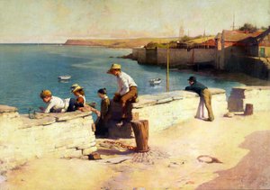 Kväll i Padstow, 1890