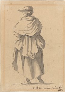 En bondkvinna av Samuel Hieronymus Grimm