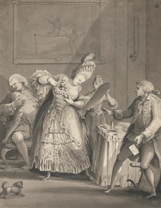 Den engelska damen i Paris av Samuel Hieronymus Grimm