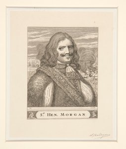 Porträtt av Sir Henry Morgan av Samuel Hollyer