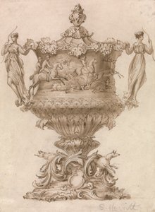 Design för en Jakttrofé eller Loving Cup av Samuel Howitt