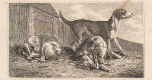 Tre hundar av Samuel Howitt