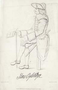 Porträtt av James Oglethorpe av Samuel Ireland