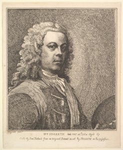 William Hogarth, Självporträtt, 1785.