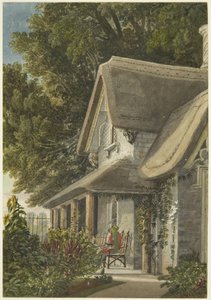 The Lodge, Broomwell House, Brislington, ca 1824 (penna och akvarell på papper) av Samuel Jackson