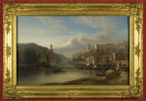 View on the Avon at Hotwells, c.1840 (olja på duk)