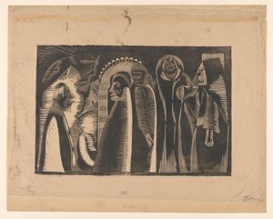 Fantasie (originaltitel på objekt) av Samuel Jessurun de Mesquita (signed by artist)