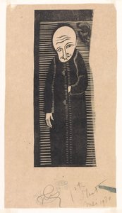 svart hjärta av Samuel Jessurun de Mesquita (signed by artist)