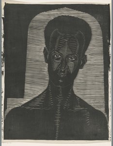 Porträtt av en okänd man Curaçauer (titel på objekt) av Samuel Jessurun de Mesquita (signed by artist)