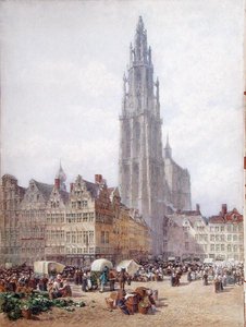 Grande Place, Antwerpen av Samuel John Hodson