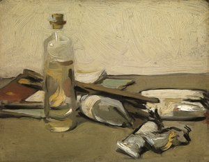 Stilleben: Paint Tubes, ca 1903 (olja på panel) av Samuel John Peploe