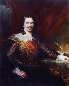Porträtt av Charles John Kean (1811-1868), engelsk regissör och teaterchef, målning av Samuel John Stump (död 1863) olja på duk