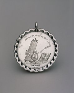 Broderimedalj, ca 1850 (silver) av Samuel Kirk