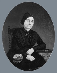 Porträtt av en dam, ca. 1850. av Samuel Lovett Waldo