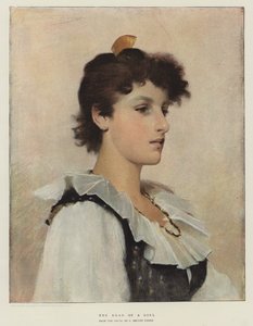 Huvudet av en flicka av Samuel Melton Fisher
