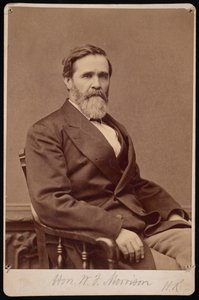Porträtt av Hon. W.F. Morrison, mellan 1876 och 1880. av Samuel Montague Fassett