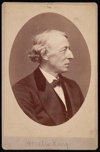 Porträtt av Horatio King 1811-1897, mellan 1876 och 1880. av Samuel Montague Fassett