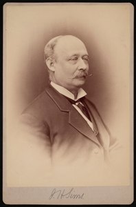 Porträtt av J.H. Sims, mellan 1876 och 1880. av Samuel Montague Fassett