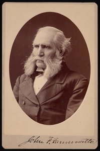 Porträtt av John Franklin Farnsworth 1820-1897, före 1897. av Samuel Montague Fassett