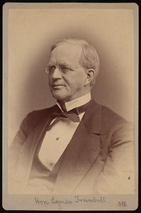 Porträtt av Lyman Trumbull 1813-1896, 1877.