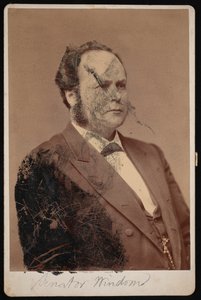 Porträtt av William Windom 1827-1891, mellan 1876 och 1880.