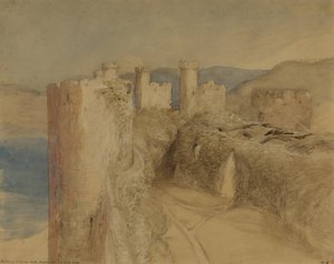 Conway Castle av Samuel Palmer