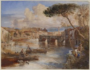 Den trasiga bron, Rom av Samuel Palmer