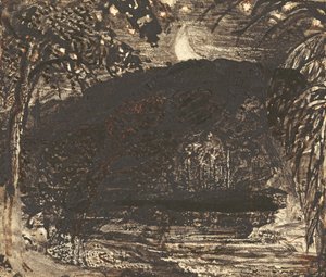Månuppgång av Samuel Palmer