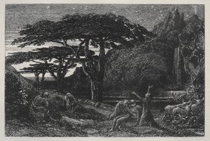 Cypress Grove av Samuel Palmer