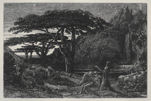 Cypress Grove, 1883. av Samuel Palmer